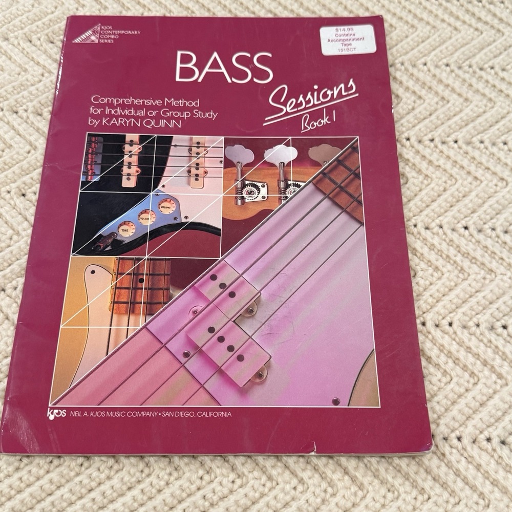 Bass Sessions Book 1 Comprehensive‎ Method Sheet Music Karyn Quinn 0849729033